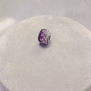 Sparkle Life Sparklies: Purple Fade Swarovski Crystal Silver Charm